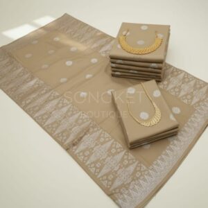 Songket Tenunan Premium – Sulaman Putih Eksklusif (Skin Edition) 4.25m Blm