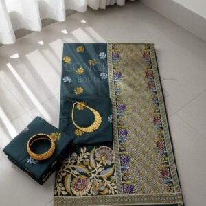 Songket Tenunan 3D Exclusive – Rekaan Sulam Mewah 4.25m Blm